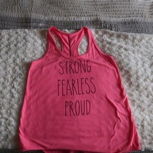 Pink Workout Tank Top
